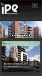 Mobile Screenshot of ipe-developments.com